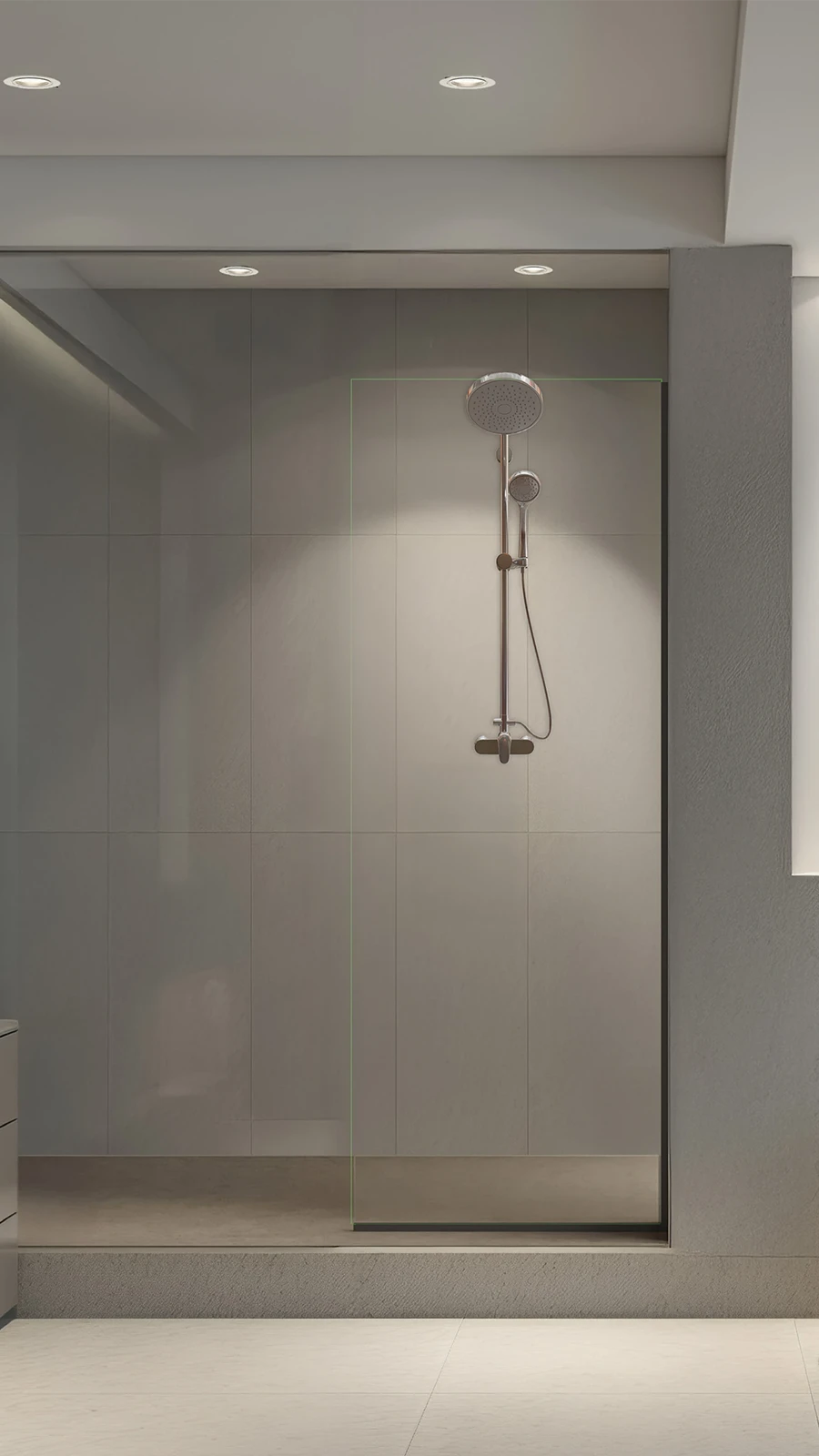 Tela shower door