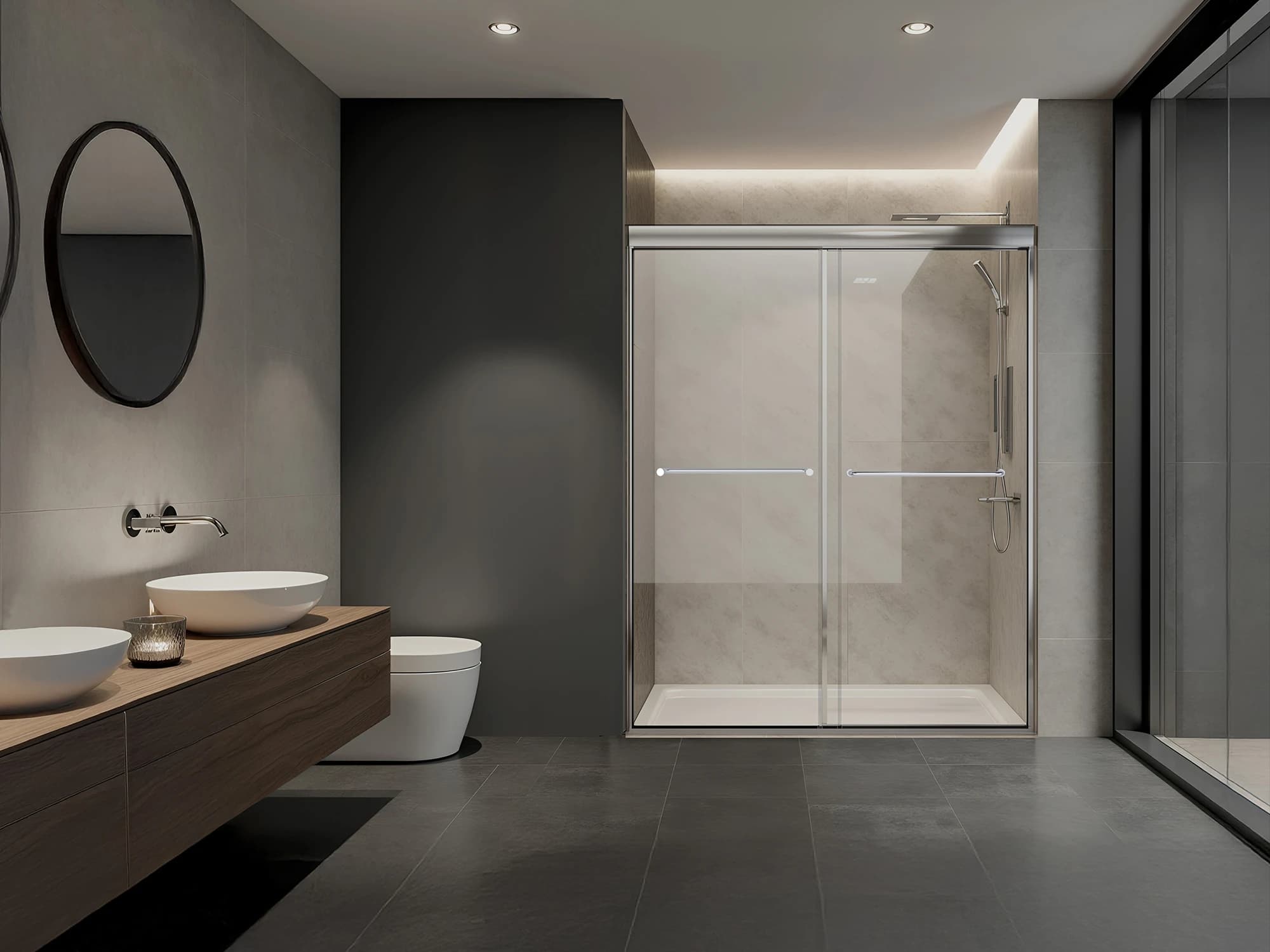 Sero shower door
