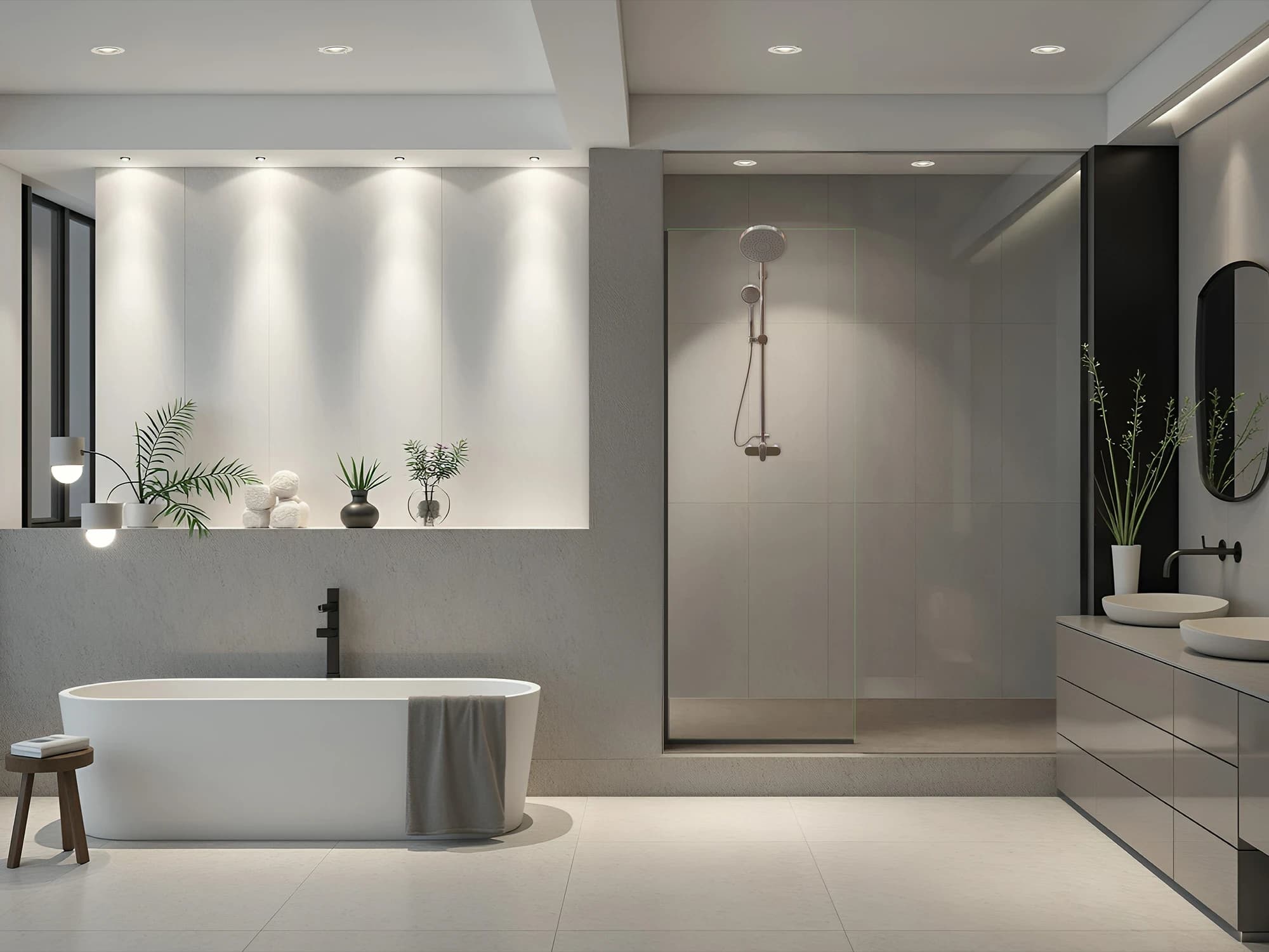 Tela shower door