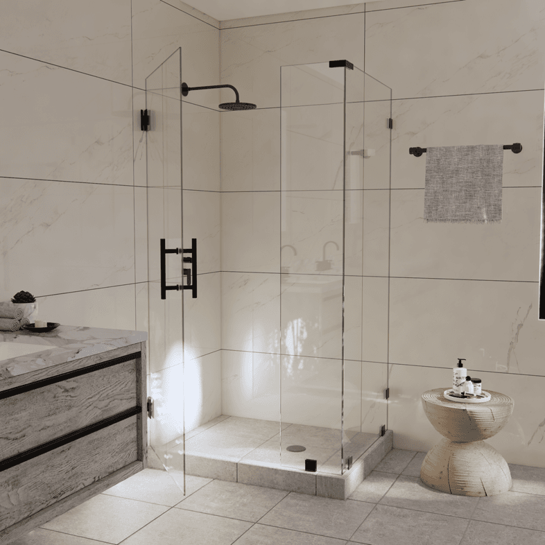 Canto™ Right Open Corner Shower Door-1