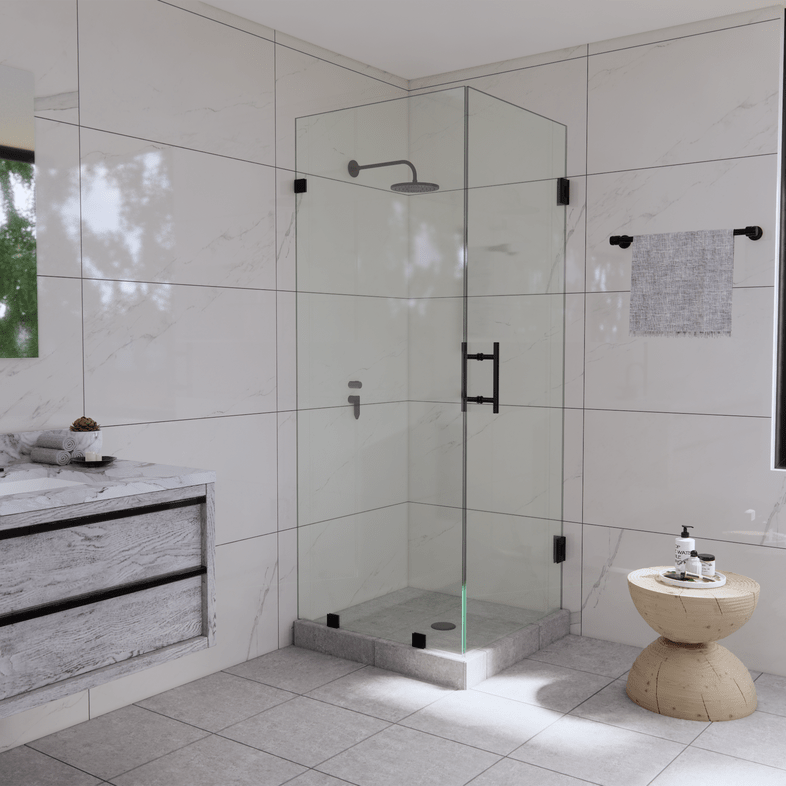 Canto™ Left Open Corner Shower Panel and Door-0