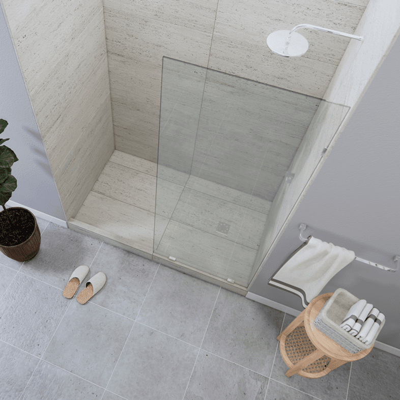 Tela™ Left Open Single Shower Screen-2
