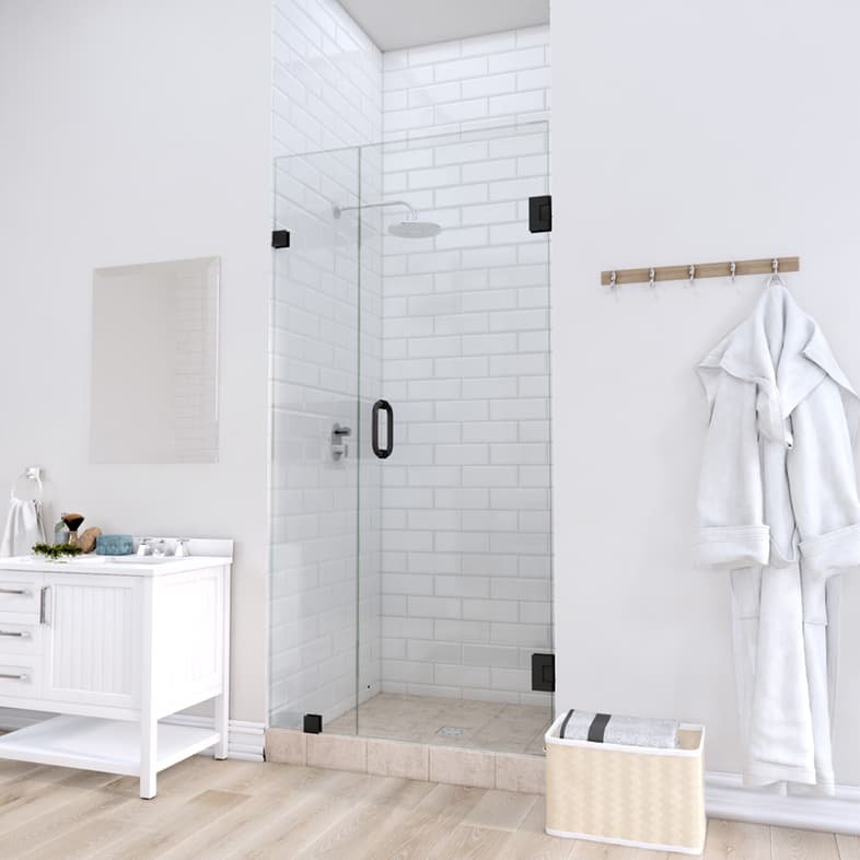 Prima™ Left Open Door & Panel Shower Door-1