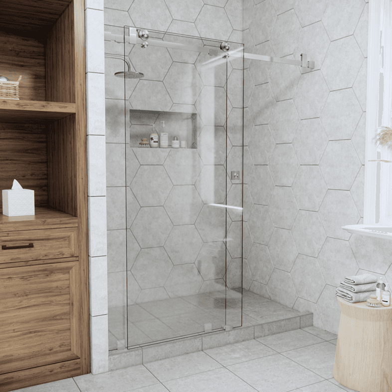 Slider™ Left Open Quadro Sliding Shower Door-2