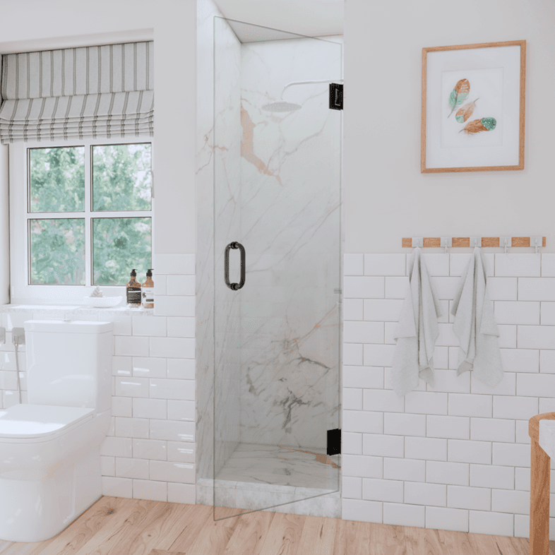 Solo™ Left Open Single Shower Door-1