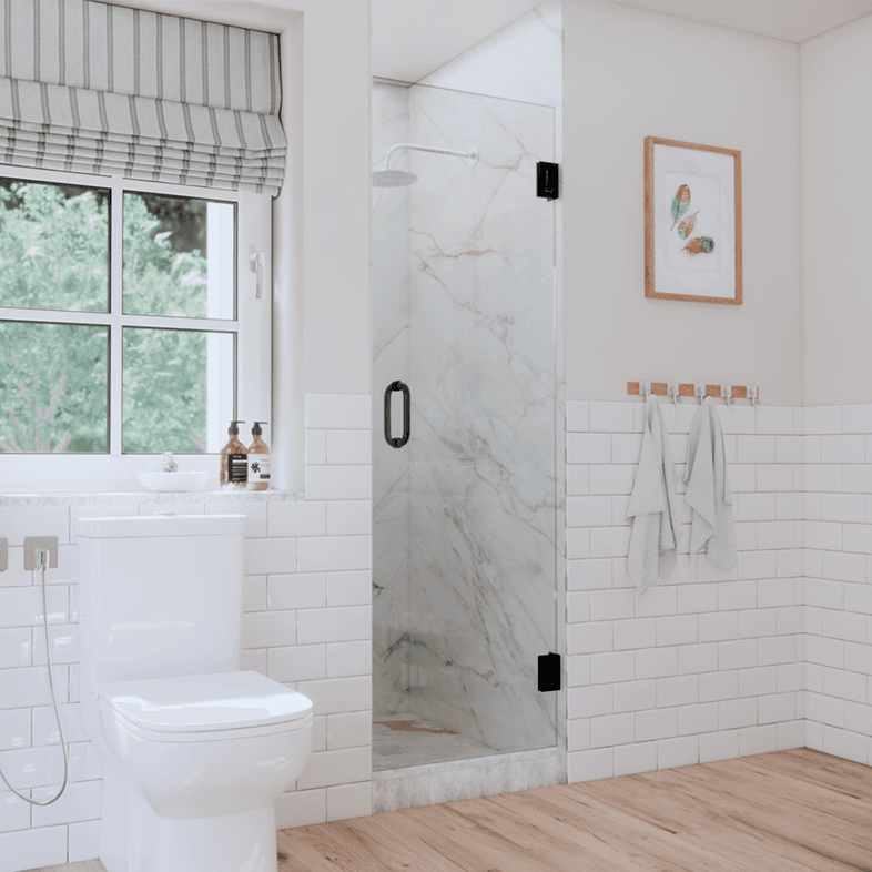 Solo™ Left Open Single Shower Door-0