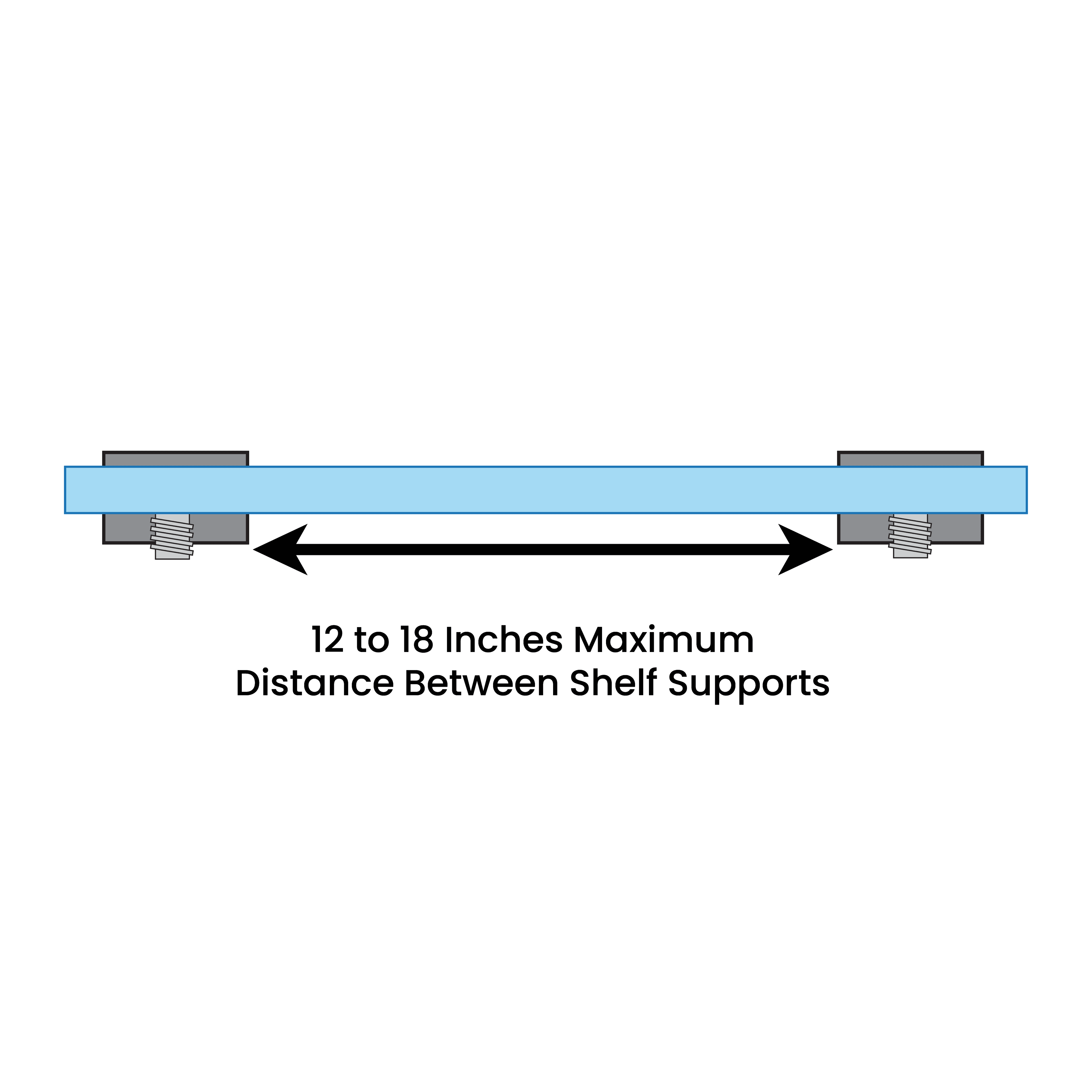 12 Inch x 8 Inch Corner Glass Shelf