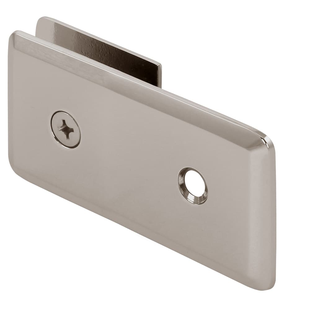 180-Degree Beveled Glass-to-Wall "Y" Inline Clamp