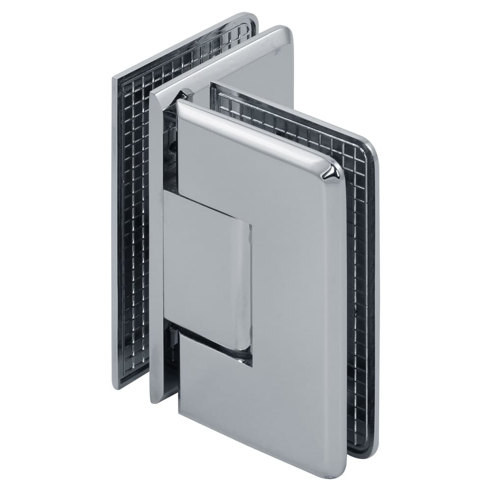 Pluto 90 Degree Glass-to-Glass Beveled Shower Hinge