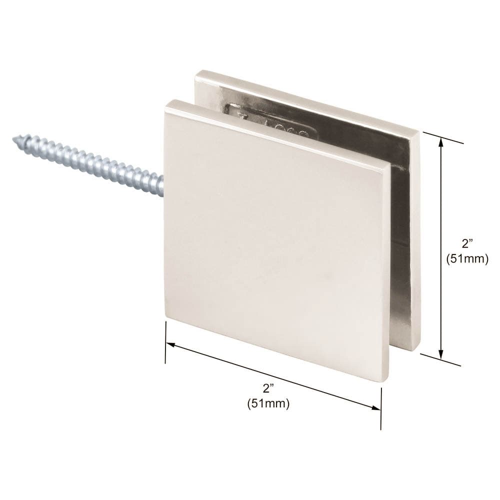 Square Wall Mount Moveable Transom Clamp