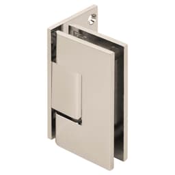 Venus Square Shower Door Hinge, Wall Mount, Offset Back