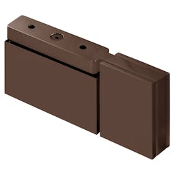 Mars Square Top Bottom Pivot Hinge with 180-Degree Attached U-Clamp