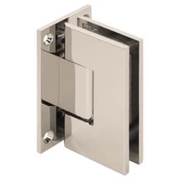 Venus Square Shower Door Hinge, Wall Mount, Full Back