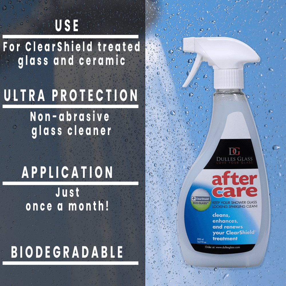 Glass Cleaner for Shower I ClearShield Aftercare