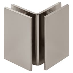 Square 90 Degree Glass-to-Glass Bracket