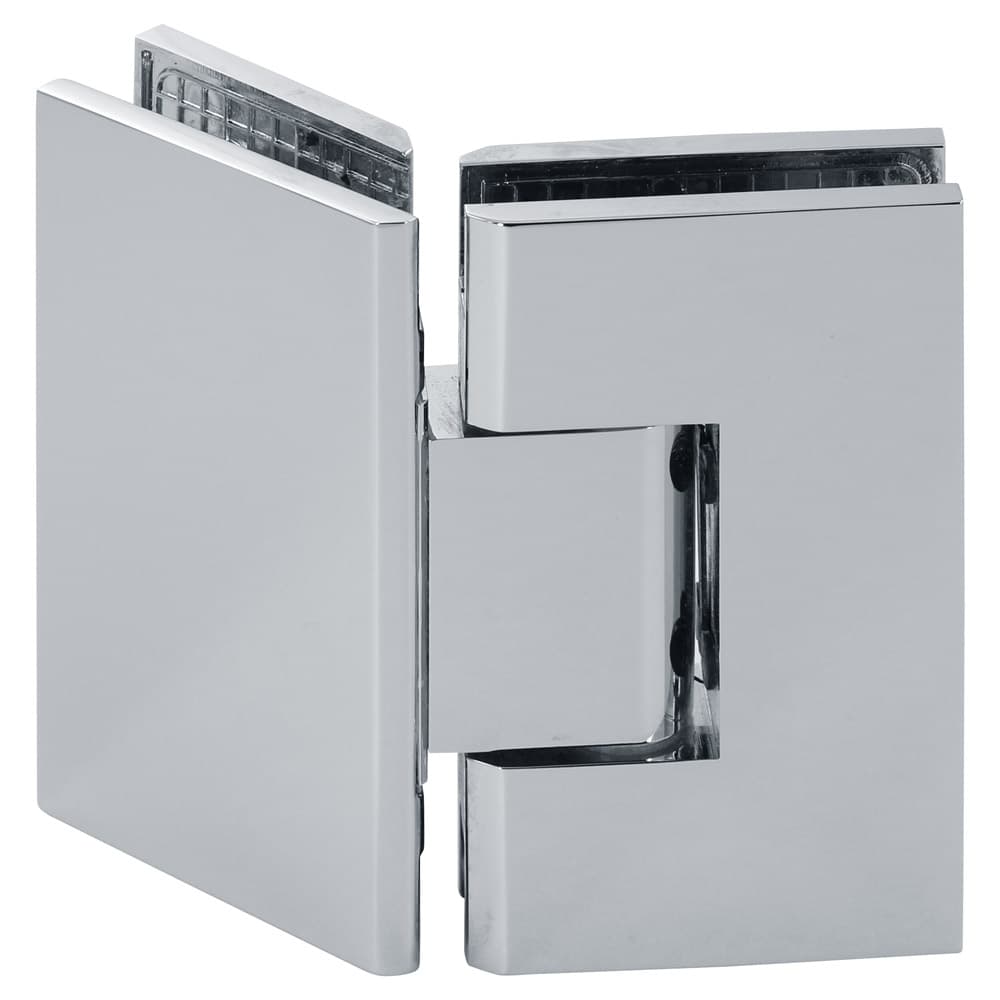 Venus Adjustable 135 Degree Glass-to-Glass Square Shower Hinge