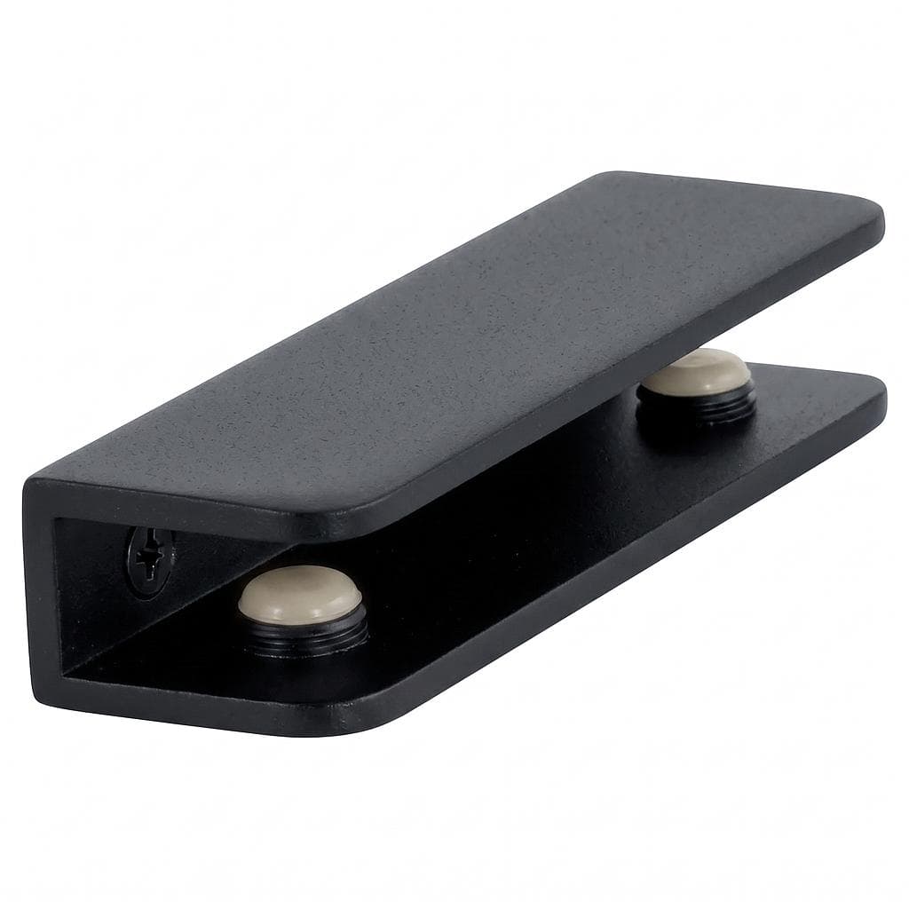 Rectangular Glass Shelf Bracket for 1/4" to 3/8" Shelves - 1 Piece