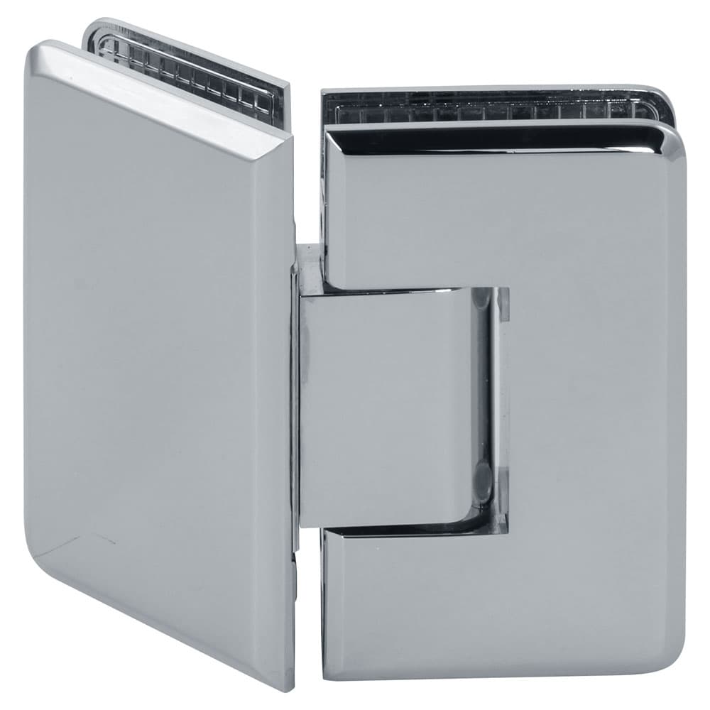 Pluto 135 Degree Adjustable Glass-to-Glass Beveled Shower Hinge