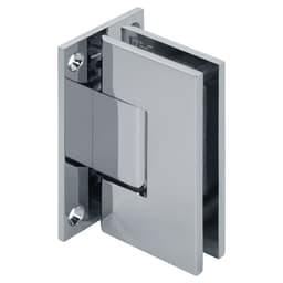 Venus Square Shower Door Hinge, Wall Mount, Full Back