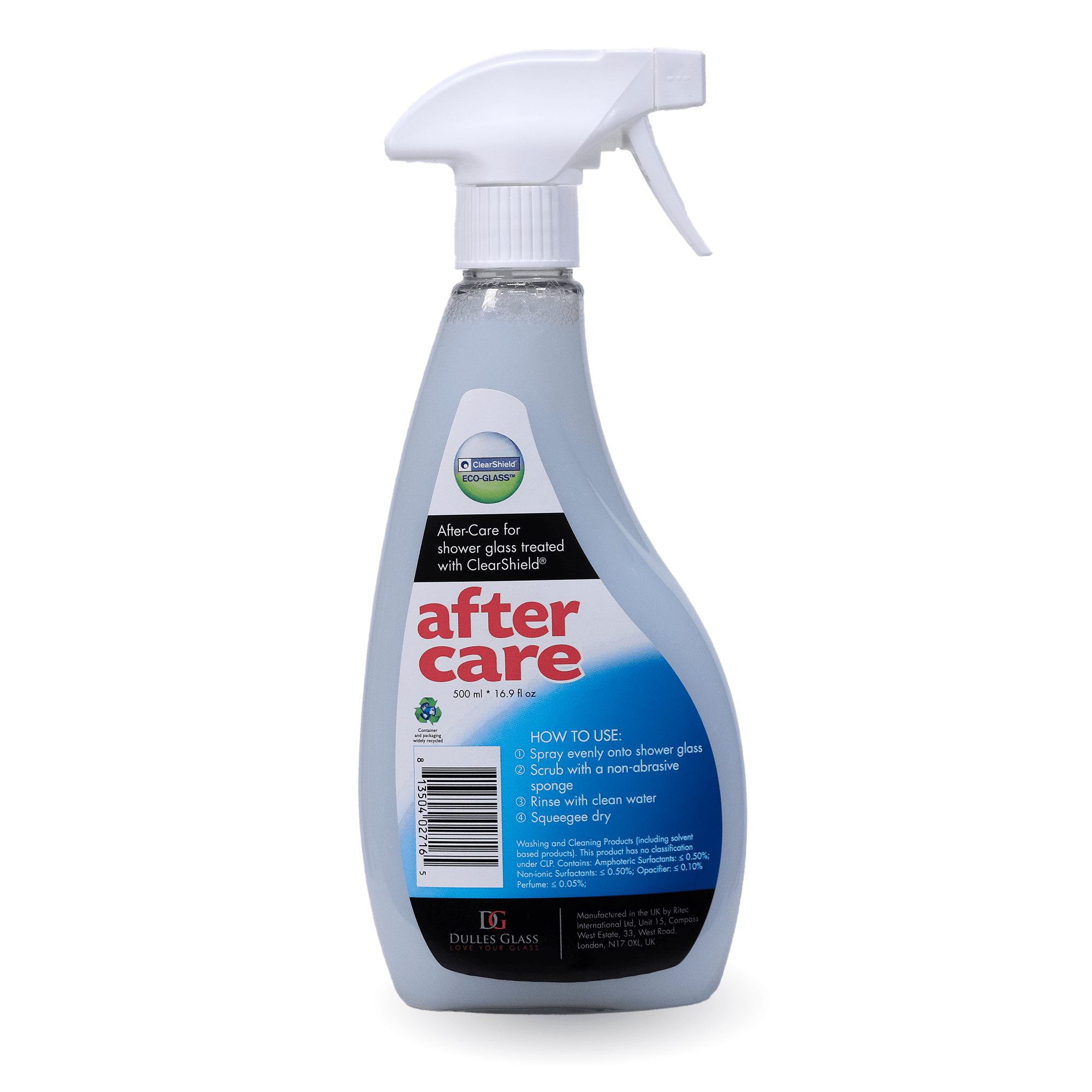 Glass Cleaner for Shower I ClearShield Aftercare