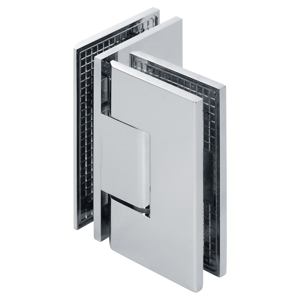 Venus Adjustable 90 Degree Glass-to-Glass Square Shower Hinge