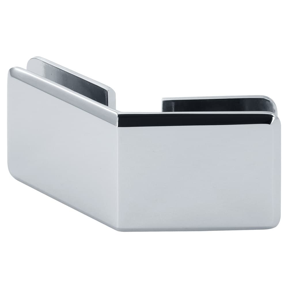 Beveled 135 Degree Glass-to-Glass Clamp