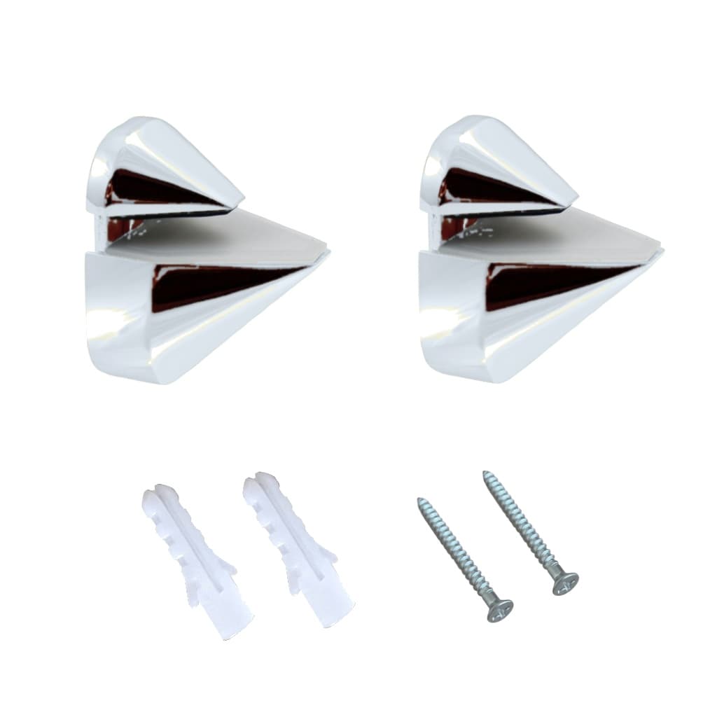 Adjustable Shelf Bracket (Set of 2) for 1/8" to 15/16" Shelves