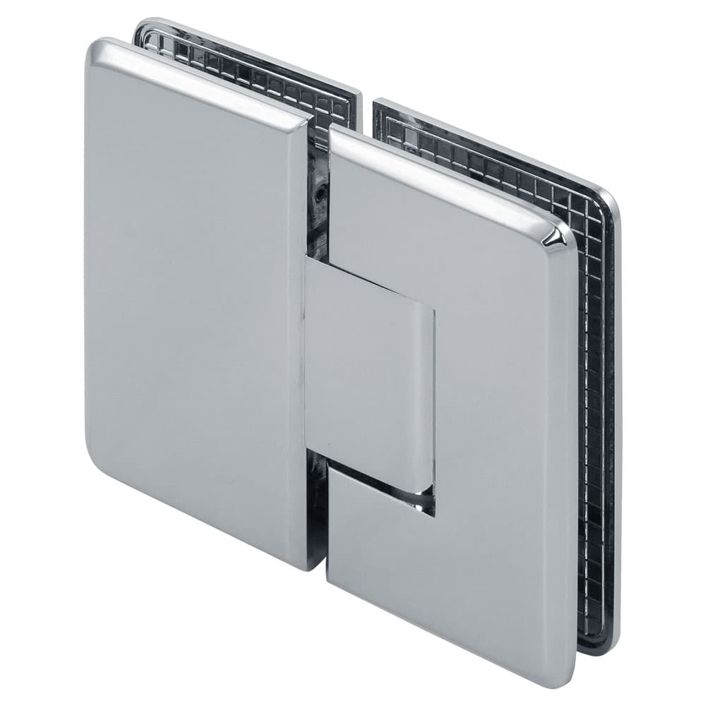 Pluto 180 Degree Glass-to-Glass Beveled Shower Hinge