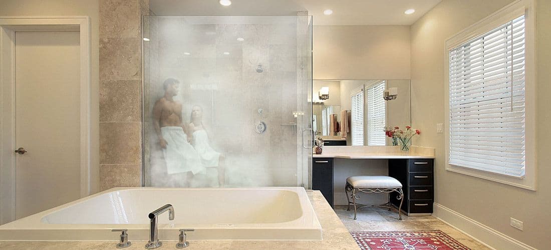 FRAMELESS STEAM SHOWERS Dulles Glass