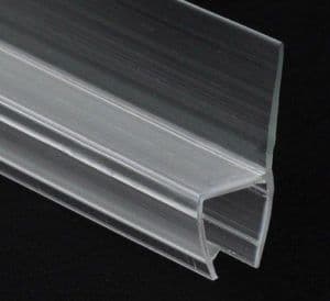 custom glass shower door track