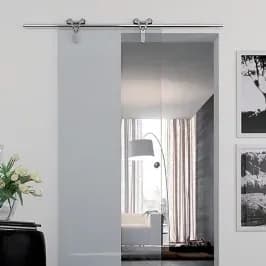 Sliding shower door with sleek design, featuring custom glass and tempered glass for modern interiors.
