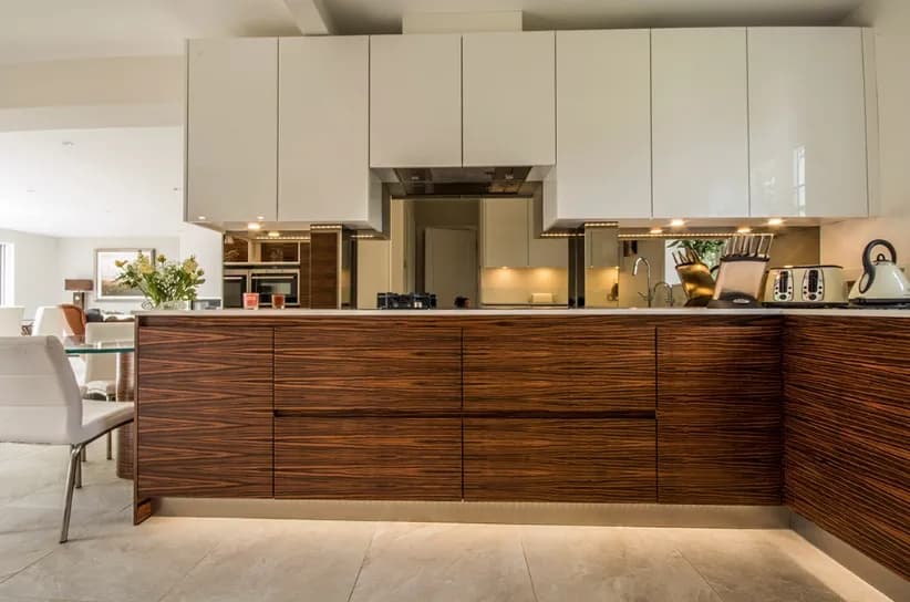Modern kitchen with elegant cabinetry