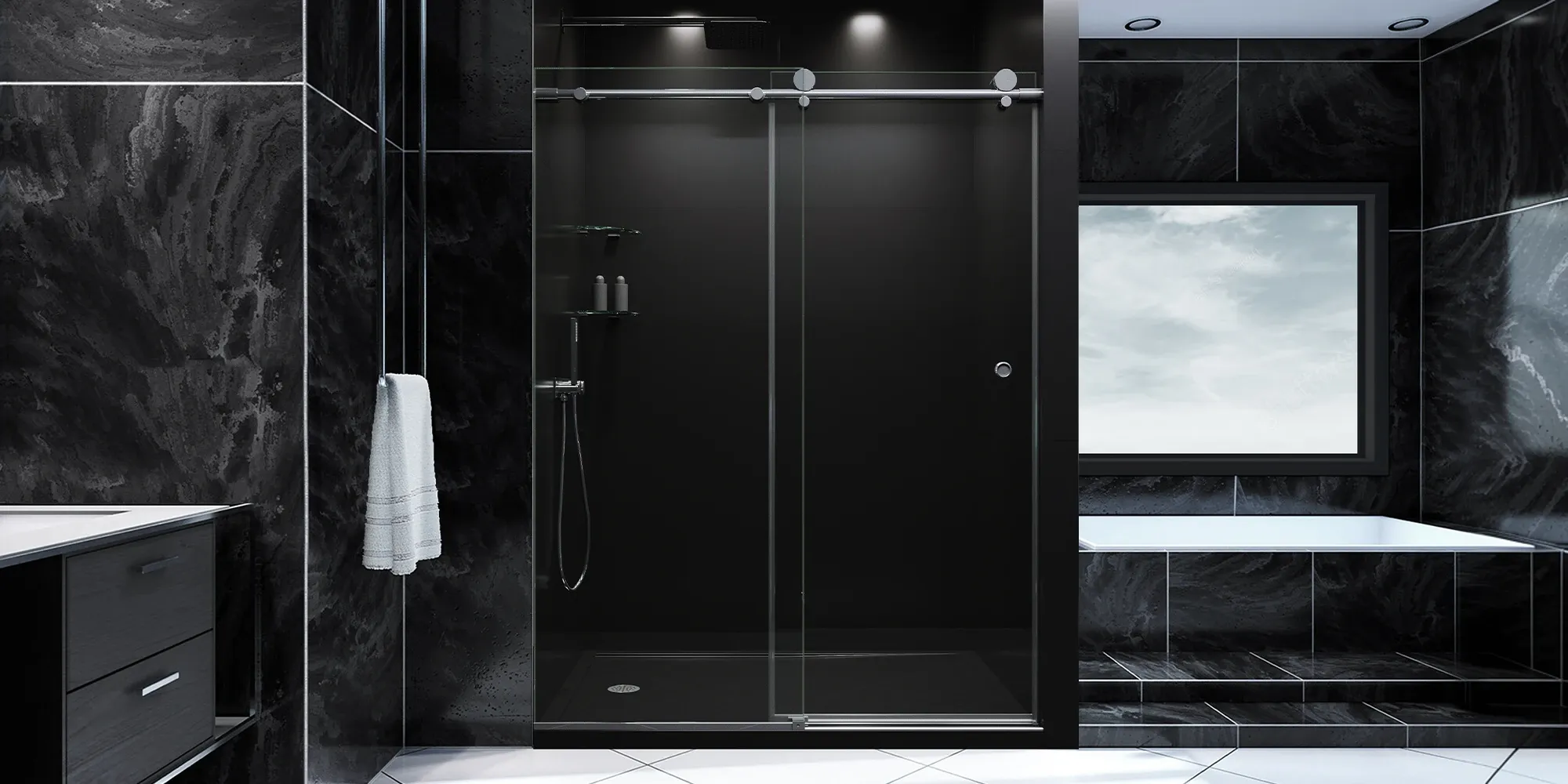 Dulles Glass sliding shower door cleaning and maintenance guide cover