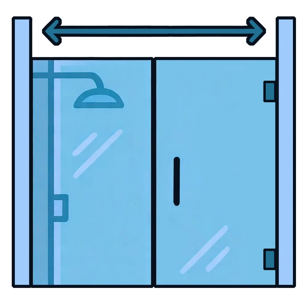 Wider Shower Coverage
