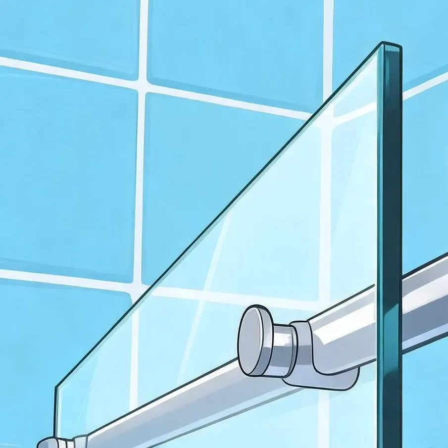 3/8" tempered glass
