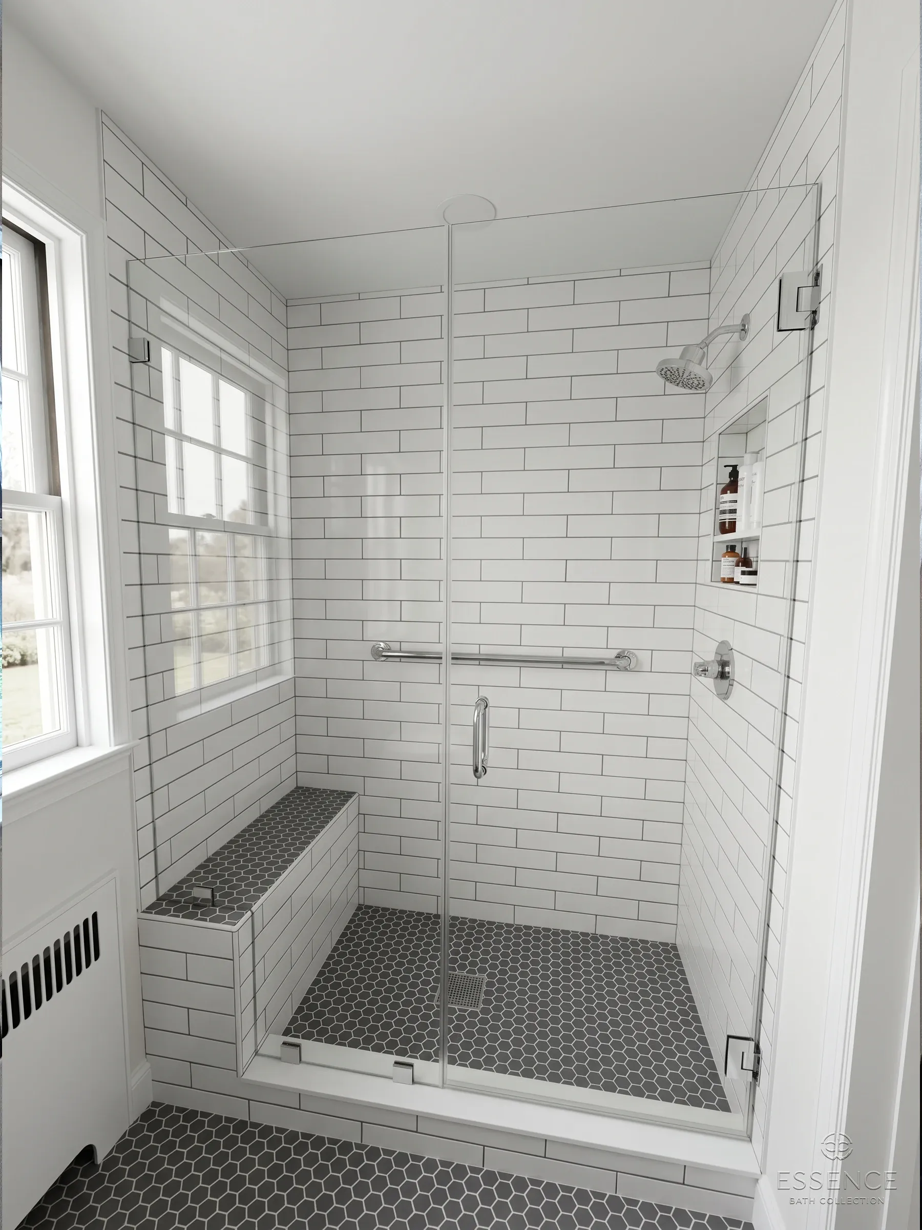Canto | Corner Shower | Chrome