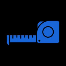 Blue icon of a tool or gear, representing custom fabrication.