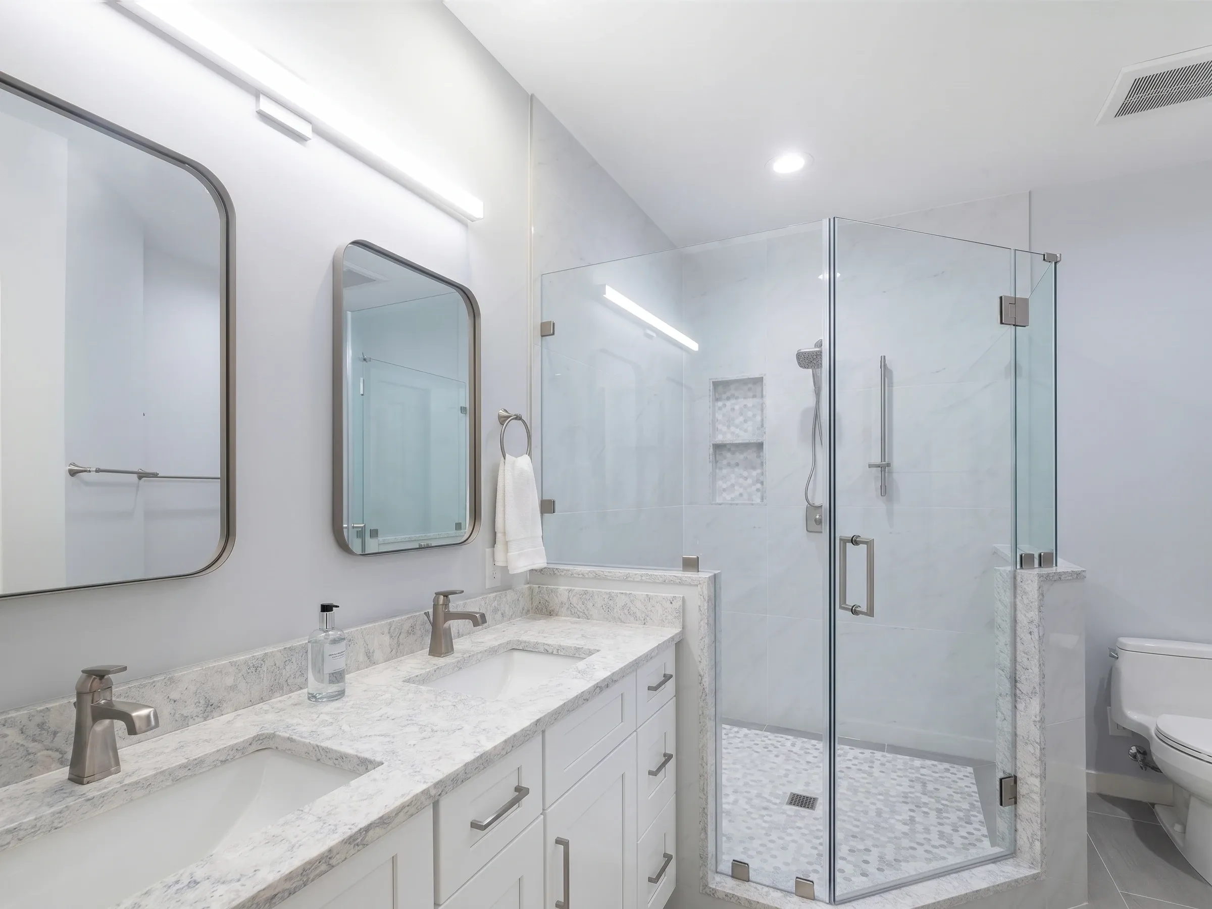 Luxe | Frameless Shower Enclosure | Chrome