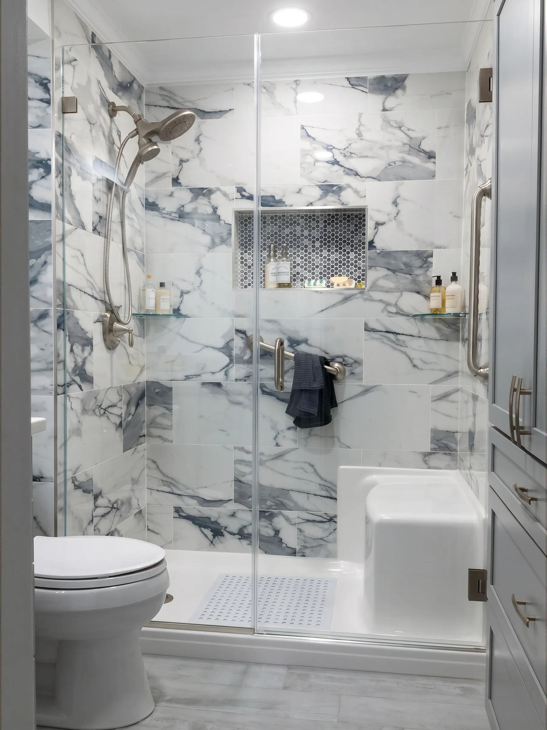 Prima | Inline Glass Door | Chrome