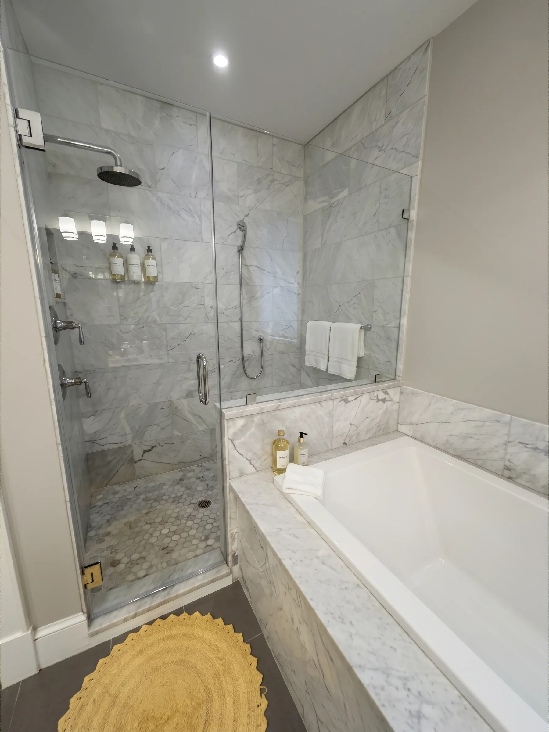 Prima | Frameless Inline Shower | Chrome