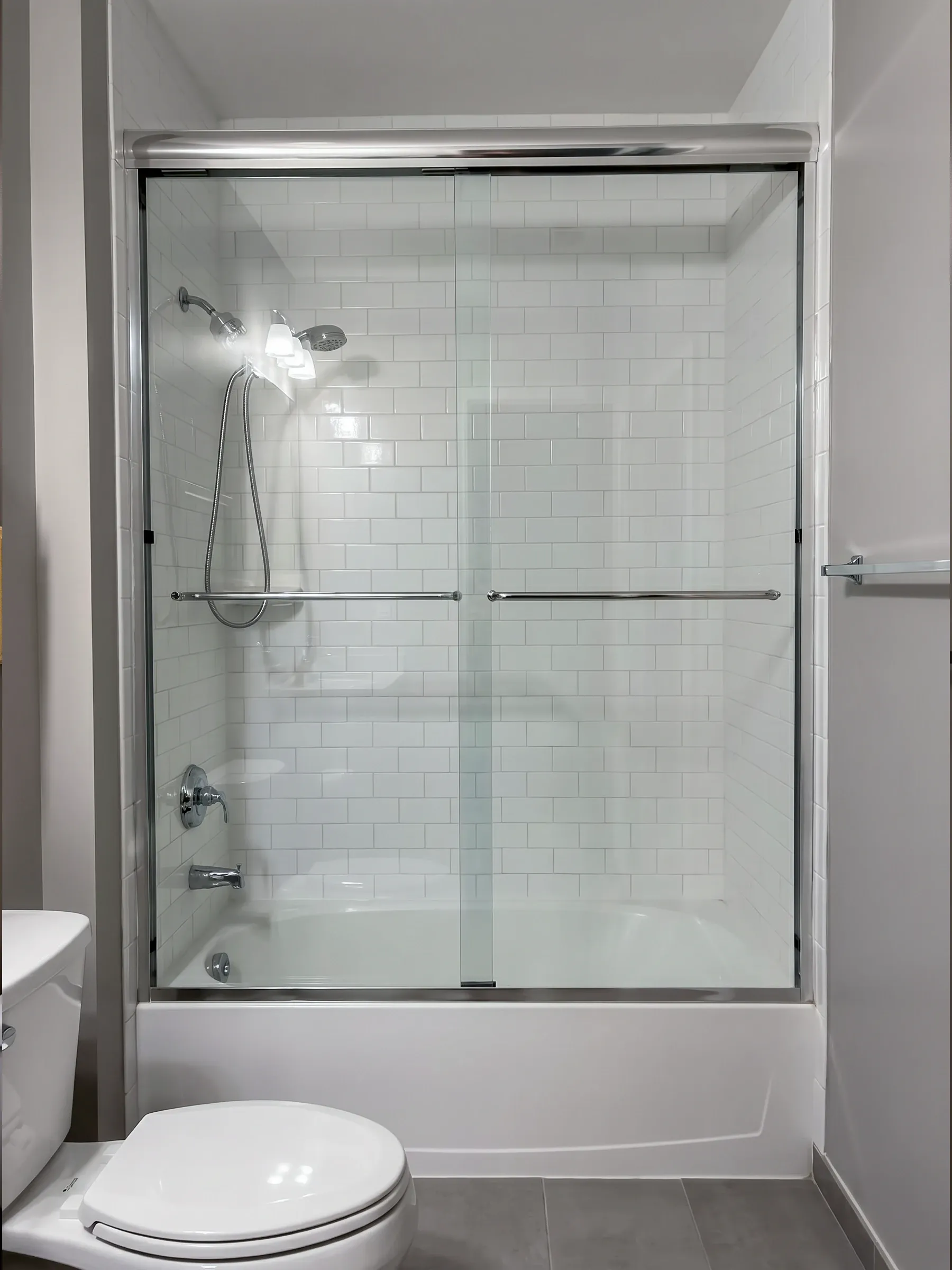 Sero | Double Sliding Shower Renovation | Chrome