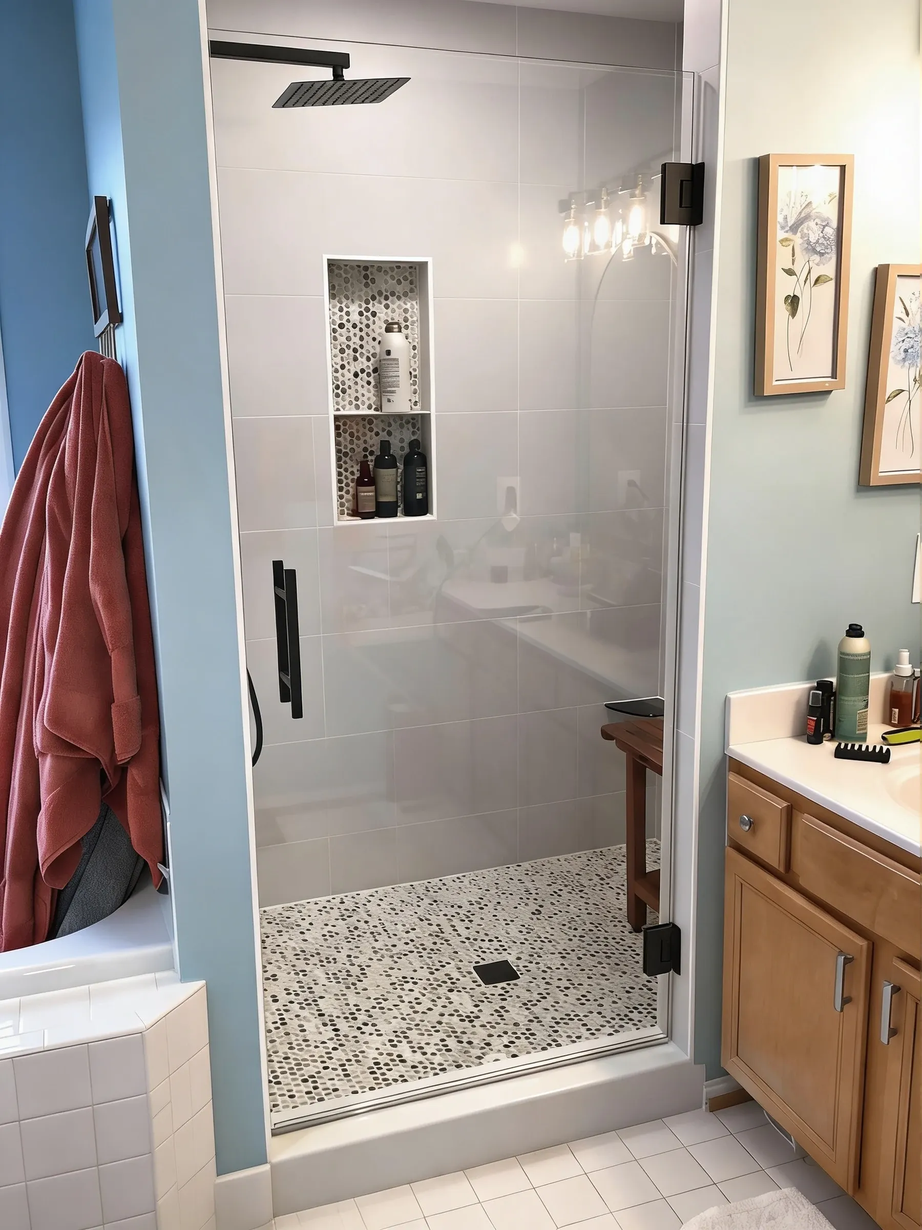 Solo | Shower Door | Matte Black