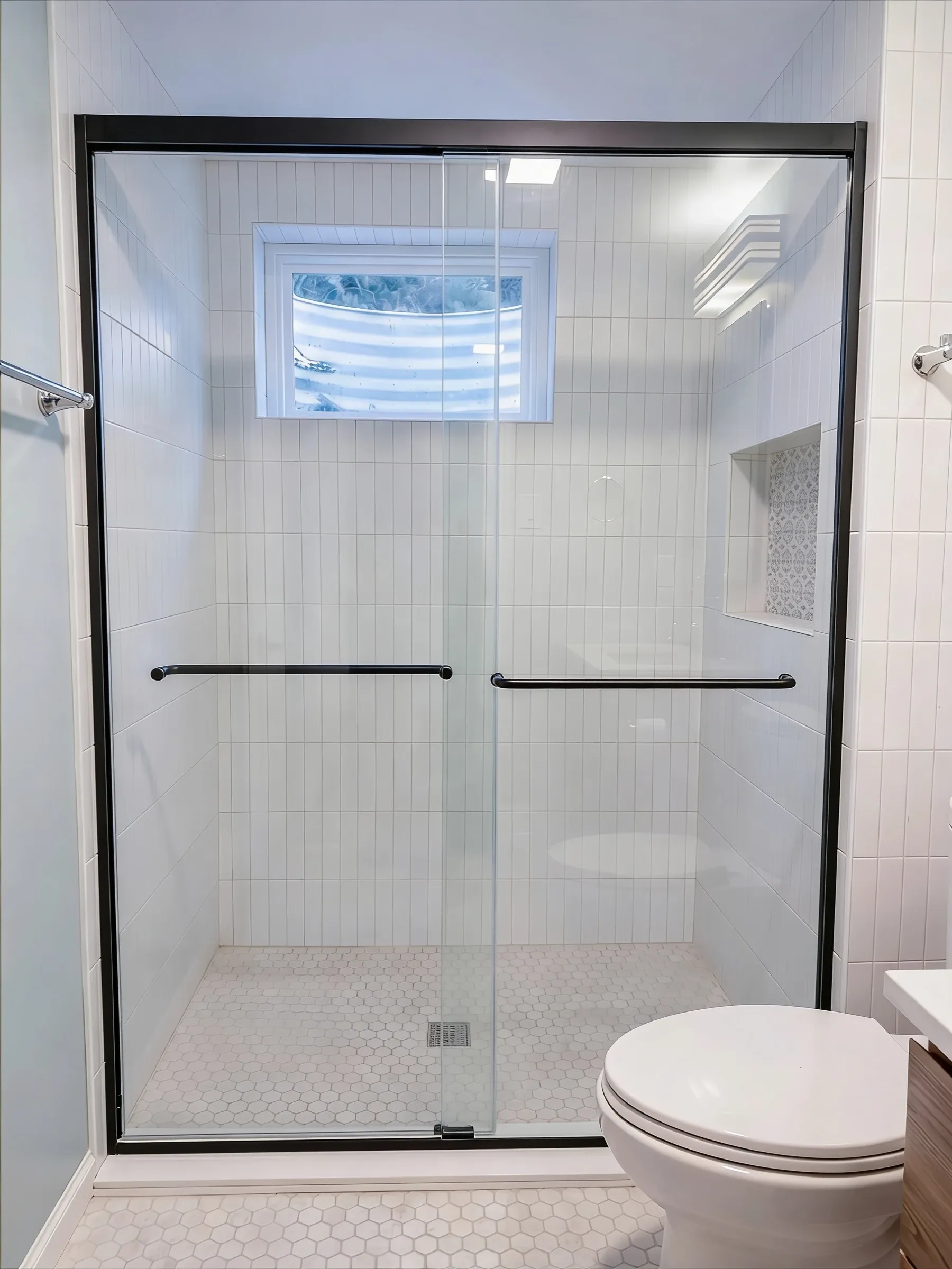Vera | Double Sliding Glass Door Upgrade | Matte Black