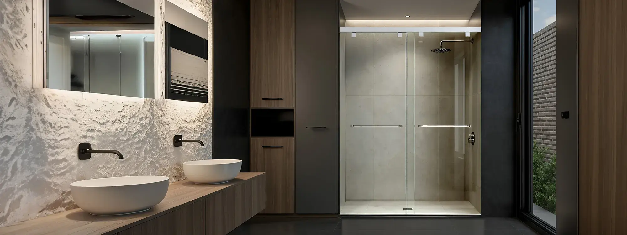 Sero shower door