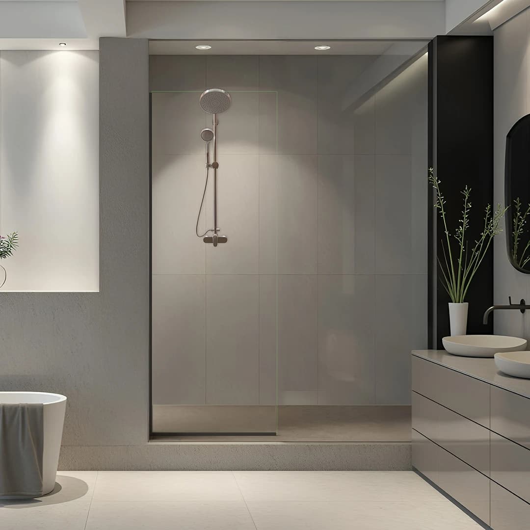 Tela shower door