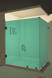 Canto™ Right Open Corner Shower Door-2