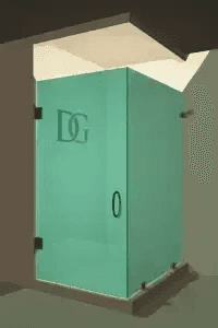 Canto™ Right Open Corner Shower Panel and Door-0