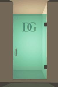 Solo™ Left Open Single Shower Door-2