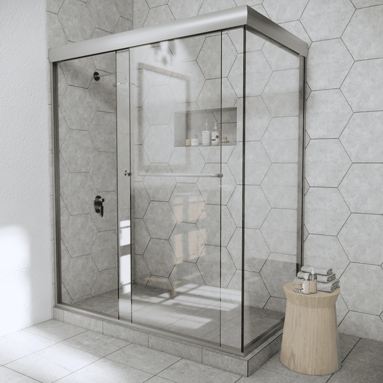Slider™ Linear Corner Sliding Shower Door-3