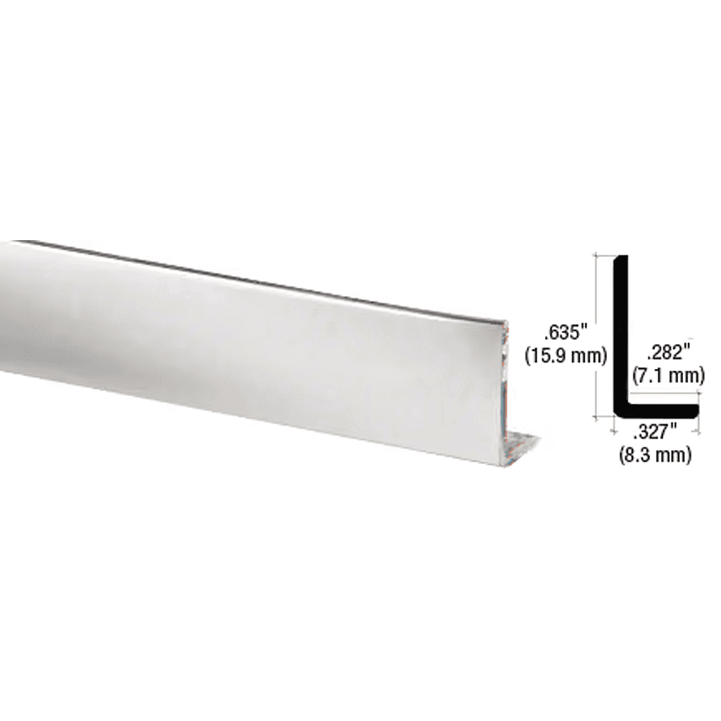 95" Long L-Shaped Bar for Mirrors